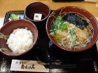 蕎味心真　そば定食　京都　丸太町