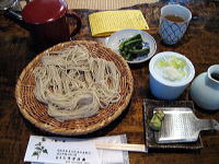 信州　戸隠　そば　蕎麦　うずら屋　ざるそば　長野県